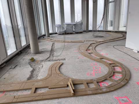 Drywall work by Apleona in the Berlin residence in the Upper West